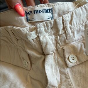 Free People Cream Women's Jeans